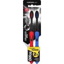Difaş Double Power 2li Yumuşak Diş Fırçası 2 Adet