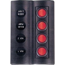 Bfy Switch Panel Otomatik Sigortalı Işıklı - A.s 8'li