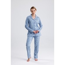 Yeni İnci Pamuklu Pijama Takımı 5008