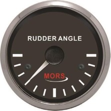 Dümen Açı Göstergesi Siyah 12-24V ÇAP:100MM