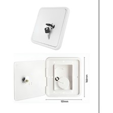 Depo Dolum Kapağı Su,kilitli 151X166MM