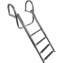 Platform Üstü Teleskopik Krom Merdiven 4'lü