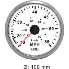 Sürat Göstergesi 55 Mph Beyaz