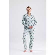 Yeni İnci Pamuklu Pijama Takımı 5010