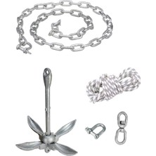 Tekne Çapası. Bot Çapası. 2,5kg Kombine Hazır Çapa Seti. Irgat Çapası