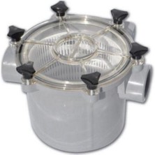 Tekne Deniz Suyu Filtresi. 2". Yandan Giriş Çıkış. 225MM.