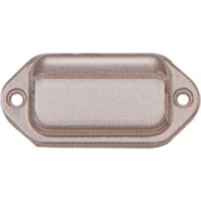 Basamak Lambası 6 LED 12 V Mavi Kromaj Kapaklı