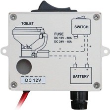 Tuvalet Paneli Switch 12V