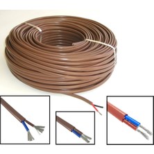 Erol Marin 2x1.5 mm 25 mt Yassı Kalaylı Kablo. Tekne ve Karavan Tesisat Kablosu. 2x1,5mm. 25 Metre