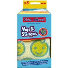 Klen Hauss Neşeli Sünger 3'lü 4 Adet