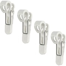 Plastik Mandal. Tekne Çamaşır Eşya Askı Mandalı. 4'lü Paket