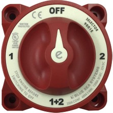 Akü Şalteri. Tekne Bot Şalter. 12/24V. 600 Amper. Çift Devre Kesici