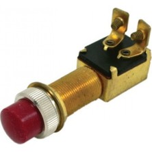 Tekne Korna Butonu, Korna Düğmesi, Lastik Muhafaza, Kırmızı Uçlu