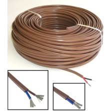 Marin Yassı Kablo. Tekne ve Karavan Tesisat Kablosu. 2x2.5mm. 20 Metre