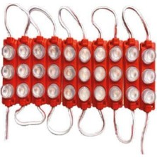 Parmak LED Kırmızı 10'lu 12 V