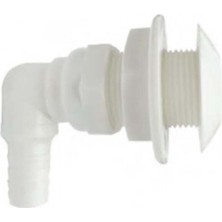 Plastik Dirsekli Depo Rekoru Sintine Çıkışı 3/4" - 26MM