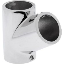 Paslanmaz Te Bağlantı. 60°. 25MM. Tekne Tentesi Taban Bağlantı