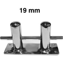Tekne Iskele Babası. 19MM. Çiftli Krom Baba . 43X132X70MM