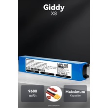 Giddy X8 / 36V 9600MAH Elektrikli Scooter Bataryası – Çok Katmanlı Koruma Teknolojisi