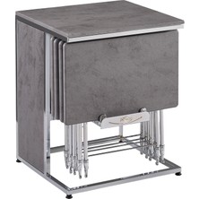 Pikma Antrasit Beton Medusa Servis Sehpası