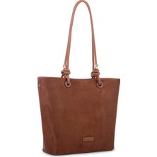 Nas Bag , Büyük Boy, Süet, Kadın Omuz Çantası