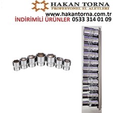 ALWAYSSPEED Ht- Arm 1/2 Kısa Lokma Takımı 6 Köşe Cr-V 11 Parça