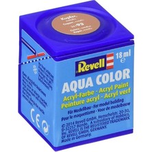 Revell - Su Bazlı Maket Boyası Bakır Metalik 18 ml (36193) + 2 Revell Set