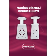Moud's Makine Dikmeli Perde Ruleti, Perde Düğmesi, Kaliteli Malzeme 100 Adet