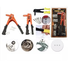 Novytech Kalınlık Tek Yönlü El Perçin Tabancası 40 Yedekli ve 4 Çeşit Perçim ( Lisinya )