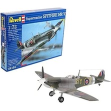 Revell Model Kit Spitfire Mk V B - 1:72-4164 + Revell Model Kit F-16C Fighting Falcon 1:144 3992