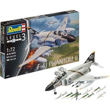 Revell Model Kit F-4j Phantom Ii-1:72 3941 + Revell Fırça Seti Su Bazlı B - 39624 + 6 Revell Set