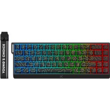 Mchose Ace 68 Super E-Sport Black Topographic %65 Ttc Dragon Lord Manyetik Switch 8k Hz Hall Effect Hotswap Rgb Ingilizce Mekanik Gaming Klavye (MC-ACE68-33)