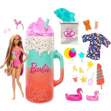 Barbie Pop Reveal Bebek ve Aksesuarları; Kokulu Bebek, Yumuşacık Evcil Hayvan, Renk Değişimi Özelliği ve Şe... + 2 Barbie Oyuncağı