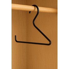 Karteya Siyah 1 Adet Şal Askısı Dolap Içi Askılık