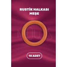 Moud's Rustik Perde Halkası Meşe Renk