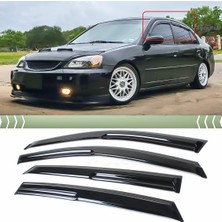 Honda Civic Vtec 2 2001-2006 Siyah 4.lü Mugen Cam Rüzgarlıgı