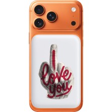 Senada iPhone 11 12 13 14 15 16 17 Pro Max Plus 4000 Mah Magsafe Powerbank Kablosuz Şarj Lav Yu