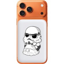 Senada iPhone 11 12 13 14 15 16 17 Pro Max Plus 4000 Mah Magsafe Powerbank Kablosuz Şarj Str Wars