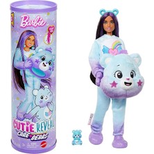 Barbie Cutie Reveal Sevimli Ayıcıklar Bebek ve Aksesuarları, Hayalperest Ayıcık, Renk Değişimi ve Mini Ayıc... + 1 Barbie Oyuncağı