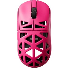 Mchose A7X Ultra Magnesium Alloy Rose Red 8k Hz PAW3950 Tı Sensör Kablosuz Gaming Mouse (MC-A7X-3)