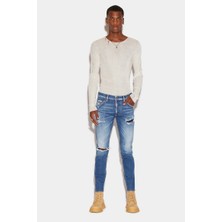 Dsquared2 Broken Wash Skinny Dan Jeans