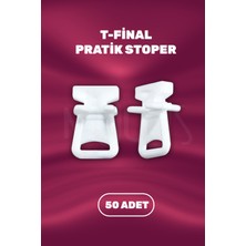 Moud's Perde Stoperi, Perde Finali, T-Final Stoper, Kaliteli Malzeme 50 Adet