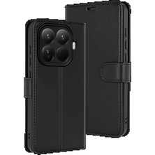 Xiaomi Mi 15T Pro Trend S Plus Kapaklı Kılıf - Siyah