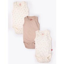 Bebetto Atlet Body 3lü (Cute Bear) Bej