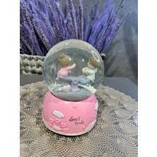 Cg Home Romantik Sevgili Sweet Time Müzikli Dönen Kar Küresi 80CC