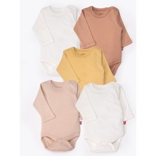 Bebetto Uzun Kollu Body 5li (Always 40/1 Interlok) Hardal