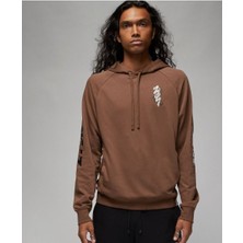 Nike Jordan Dri-Fıt Erkek Kahverengi Hoodie Sweatshirt