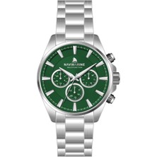 Navimarine Gümüş Çelik Kordon Erkek Kol Saati L-NM289-03