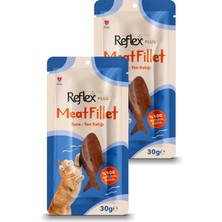 Reflex Plus Meat Fillet Yetişkin Kediler Için Ödül Maması Ton Balığı 30 gr Ikili Paket