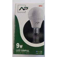 AP 9W LED Beyaz Ampül Beyaz 5li